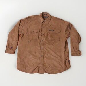 FUBU Coat Safari Expedition Jacket Brown 2XL